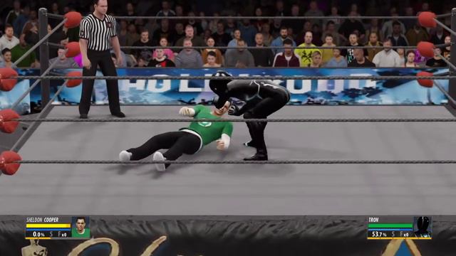 WWE 2K16 Custom Characters 1 On 1 Match Tron VS Sheldon Cooper смотреть онлайн
