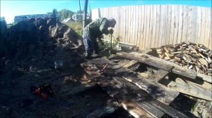 ДЕРЕВЯННЫЙ гараж МЕЧТЫ - часть 1: подготовительные РАБОТЫ