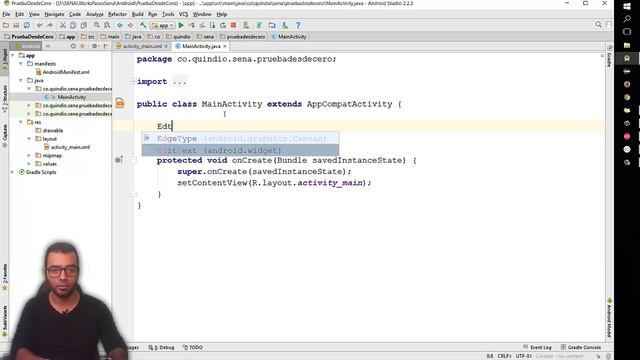 16. Ejemplo Aplicación Android Desde Cero смотреть онлайн