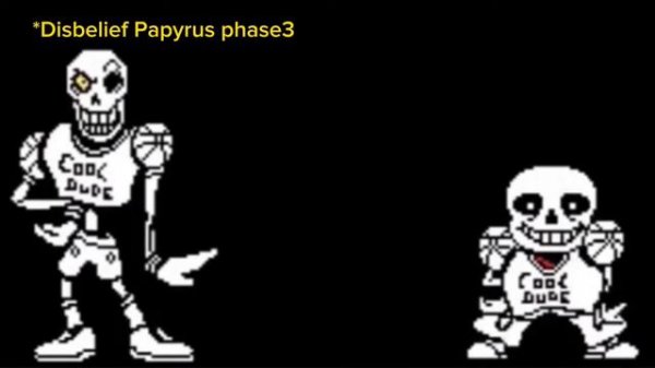 【Disbelief Papyrus phase3】theme                      『backbone』