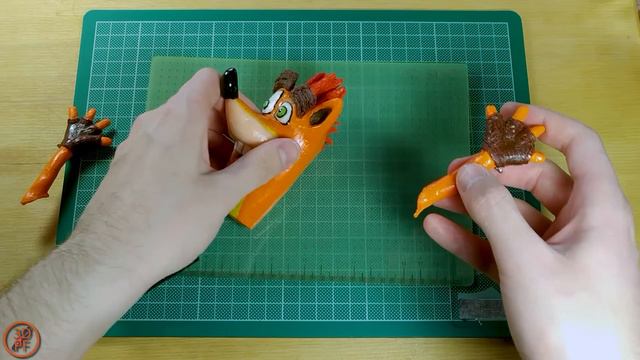 [3D Pen] Making CRASH BANDICOOT figure смотреть онлайн
