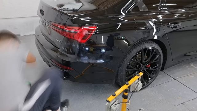 Audi A6 C8 S line Black Edition (2019) FULL DETAILING смотреть онлайн