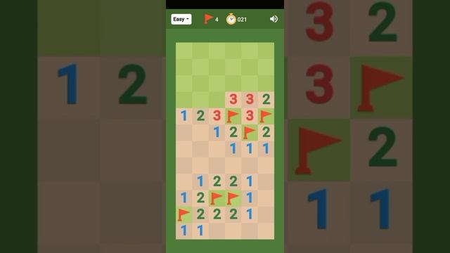 minesweeper easy level in google play game free #smartgame смотреть онлайн