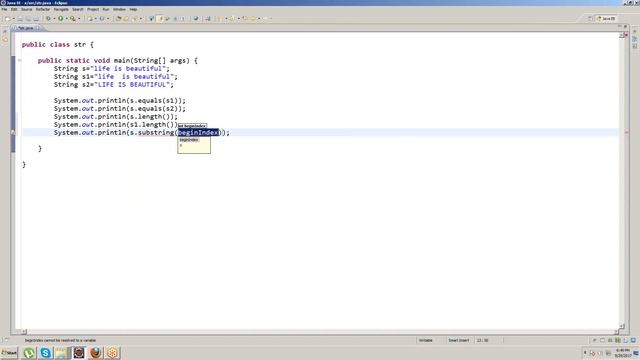 JAVA | STRING CLASS WITH PROGRAMME смотреть онлайн