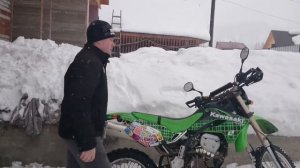 Kawasaki KLX 250 2005 гв. звон цепи грм