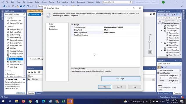 SSIS||SCRIPT TASK||How to read number of records in a file? смотреть онлайн