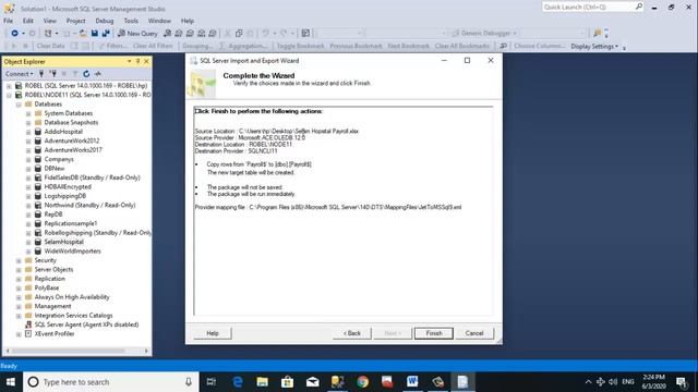 Import Excel to SQL server смотреть онлайн