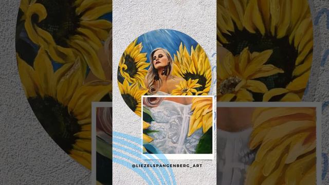 Steps i followed to paint this large sunflower commission смотреть онлайн