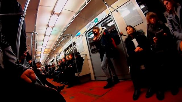 Поездка от Станции Метро "Приморская" до Станции "Обухово" 3 линия (НВЛ). смотреть онлайн