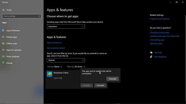 How To Completely Uninstall Bluestacks On PC Windows 10 смотреть онлайн