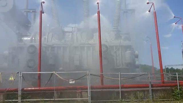 пожаротушение трансформатора смотреть онлайн