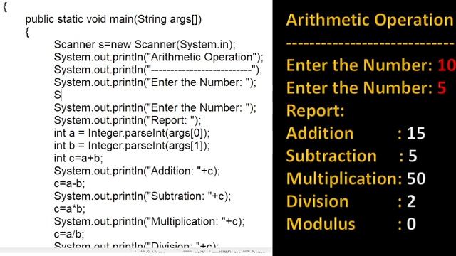Arithematic Operations Using Scanner | Java Programming Language | OOPS | Professor Bharathidasan смотреть онлайн
