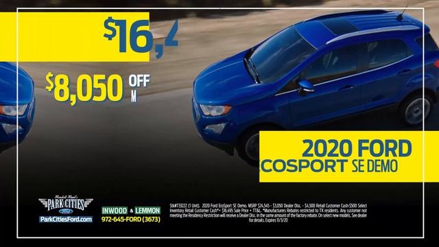 ONLY $16,495! | New Ford EcoSport SE Demo Blowout! | Save 33%! | Ford Dealer in Dallas, TX