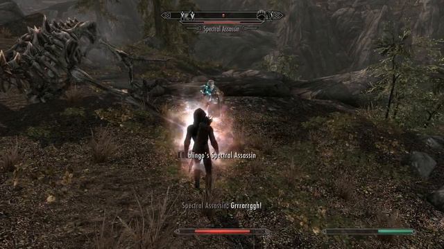 Skyrim: Spectral assassin vs dragon смотреть онлайн