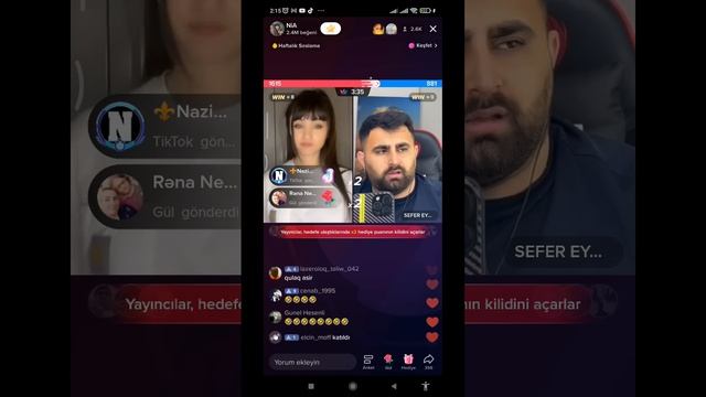 Nia Kurbanova vs Sefer / Nia Seferi palciq eledi 22 dekabr 2022 @homeAzerbaijan #tiktok смотреть онлайн