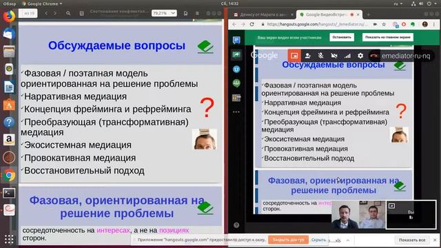 Представление сторон. План вебинара смотреть онлайн