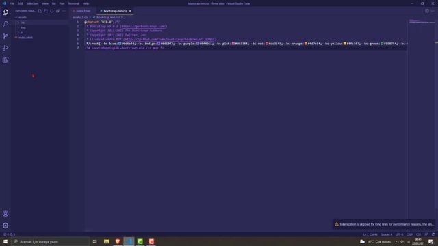 Bootstrap 5.0 İle Firma Sitesi Yapımı-Dosyaları Dahil Etme смотреть онлайн