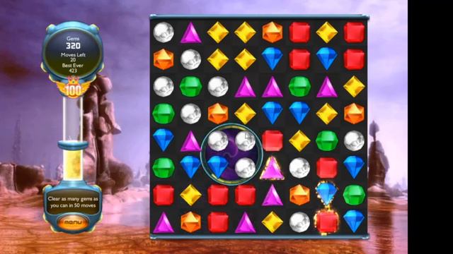 Bejeweled Twist Stratamax Eclipse High Score: 487 Gems! смотреть онлайн