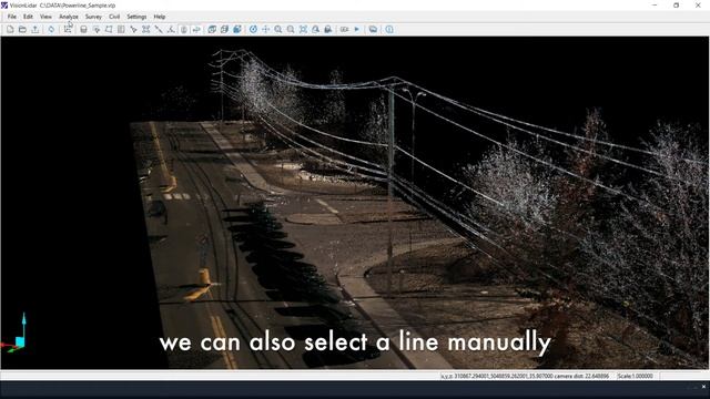 Extracting the Powerlines of a Point Cloud смотреть онлайн