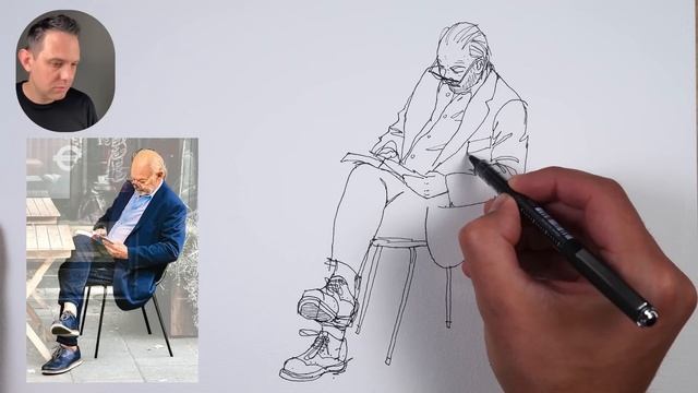 How to ACTUALLY draw people with INK PEN смотреть онлайн