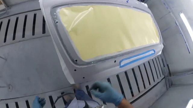 Toyota Land Cruiser 100 дверь багажника, ремонт и покраска. смотреть онлайн