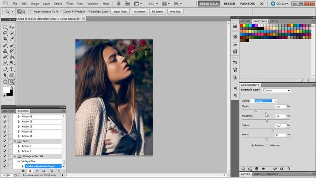 How to Create and Use Actions for Colour Grading - [Photoshop Presets Tutorial] смотреть онлайн