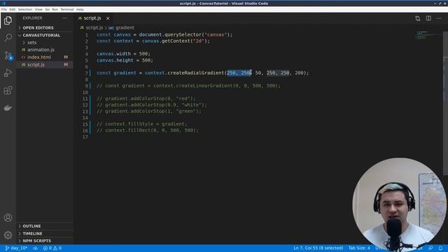 JS Cavnas 10: Паттерн заливки смотреть онлайн