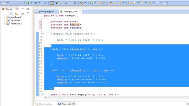 Tutoriales Java - 39 Metodos " Set && Get " смотреть онлайн