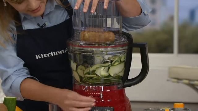 KitchenAid 13-cup Exact Slice Food Processor with Dicing Kit on QVC смотреть онлайн
