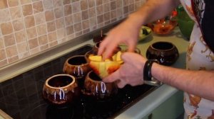 Мясо в Горшочках в Духовке [ Жаркое в  Горшочках ] Простой Рецепт