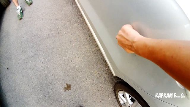 Сравнение проклееных и непроклееных дверей на VW Polo Sedan. Простукивание смотреть онлайн