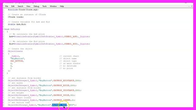 LEARN MQL5 TUTORIAL BASICS - 86 SIMPLE BUY BUTTON OBJECT смотреть онлайн