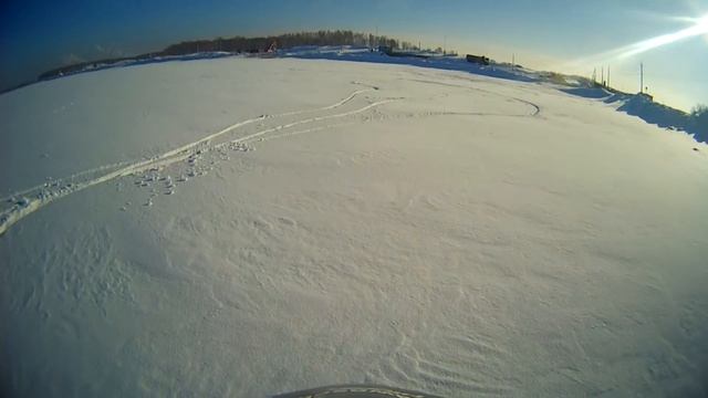 Дрифт по заснеженному льду Рейсер Эндуро 150 смотреть онлайн