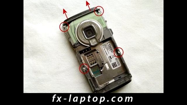 Disassembly Nokia N95 8Gb - Battery Glass Screen Replacement