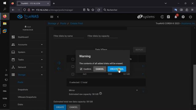 TrueNAS 13 + Partage SMB + Partage WebDAV Avec Duplicati + Rsync Avec DeltaCopy