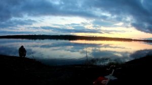 Ночная рыбалка, река Томь.