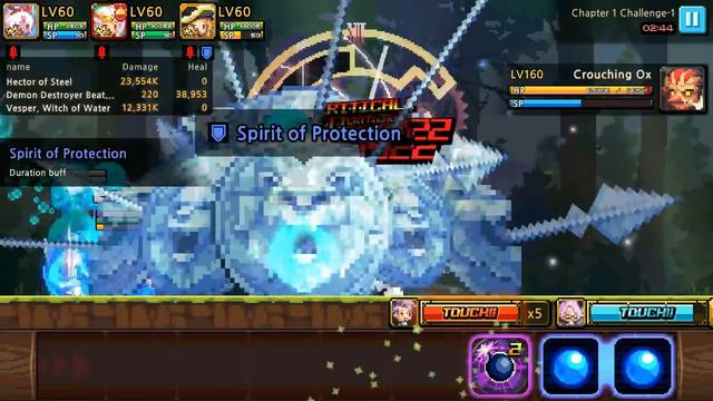 Crusaders Quest - Challenge 1 Vesper/Beatrice/Hector (No Inheritance) смотреть онлайн