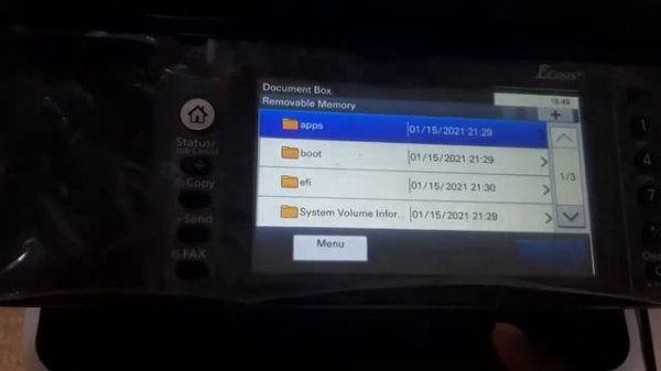 Kyocera Ecosys M3655idn Scan To USB