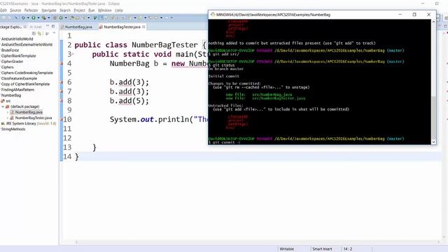 Git 1 - Create a repository and take snapshots of your codebase смотреть онлайн