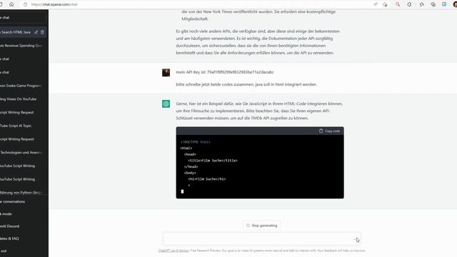 ChatGPT programmiert mir meine eigene Suchmaschine in Minuten + Tutorial смотреть онлайн