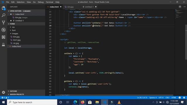 How to get, set, and remove item (Javascript Object) from localStorage смотреть онлайн