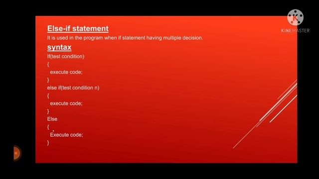 Decision making statements (if, if-else, if-else ladder, switch) in Java смотреть онлайн