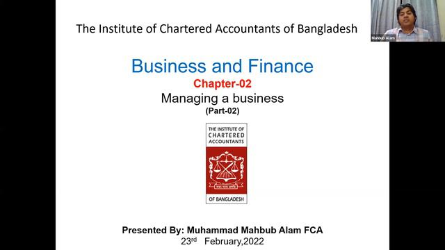 #CL #BF #Chapter02 #Managing a business (Part 2) Taken by Mohammad Mahbub Alam FCA смотреть онлайн