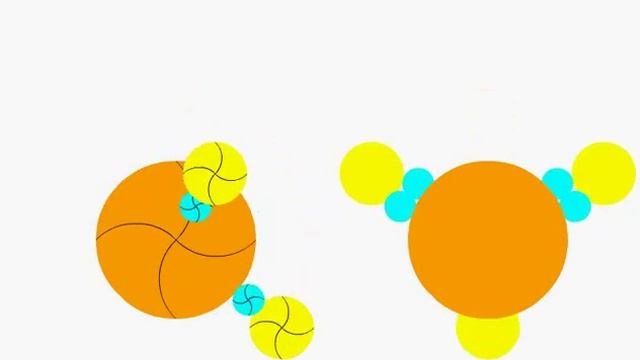 Образы молекул воды, аммиака, метана и оксида углерода