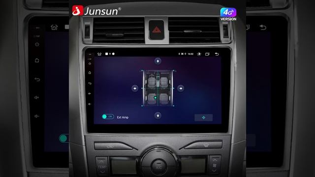 Junsun car radio for Toyota Corolla 2006-2013 2 DIN смотреть онлайн