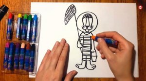 Рисунок Бонифация. Как нарисовать льва Бонифация легко