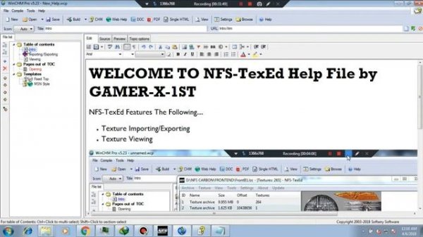 Creating a compiled HTML File(CHM) with WinCHM...