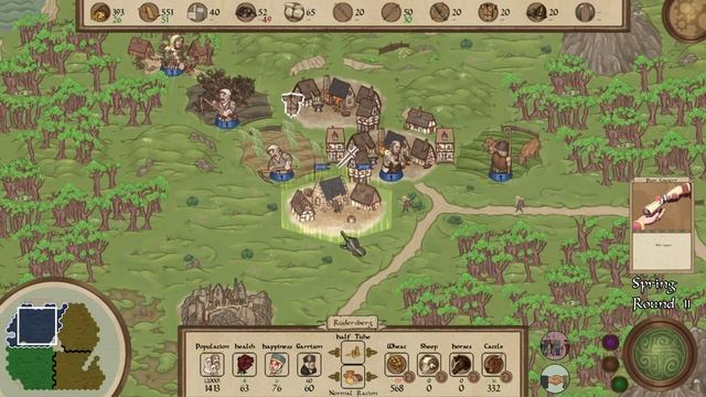 Rising Lords - Beautifully Drawn Medieval Management Meets Turn-Based Board Game смотреть онлайн