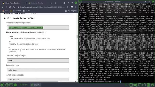 Installing Basic System Software - Part 2 : Linux From Scratch 11.1 – Ep 16 смотреть онлайн