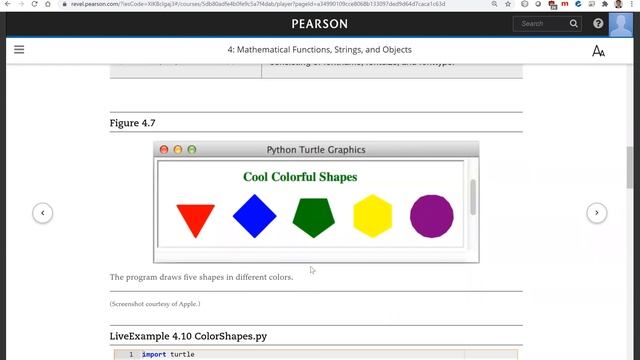 Daniel Liang Python Section 4.10 смотреть онлайн
